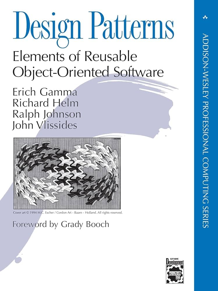 Cover of Design Patterns: Elements of Reusable Object-Oriented Software